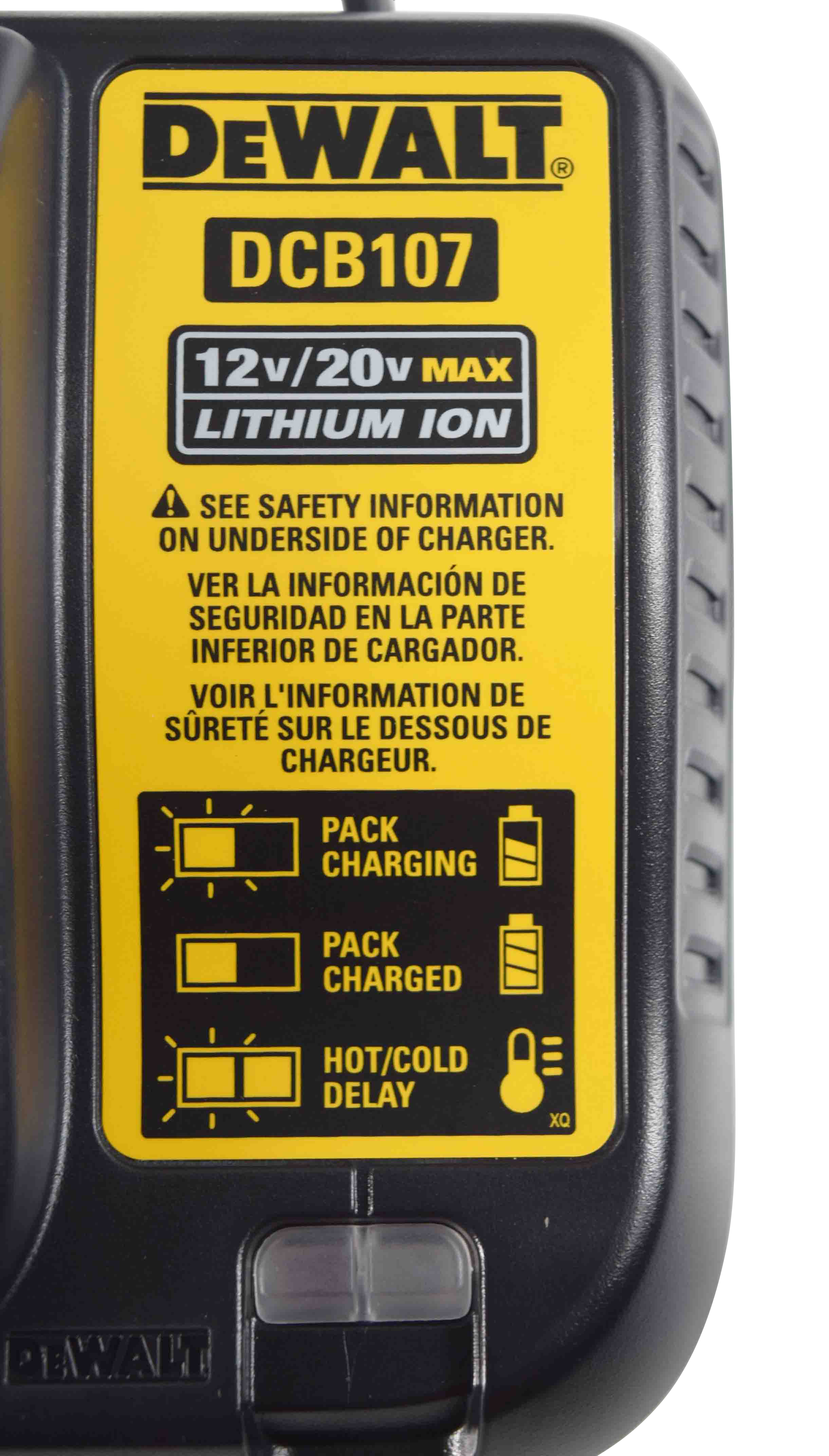 Dewalt Dcb107 Lithium Ion Battery Charger 12v / 20v