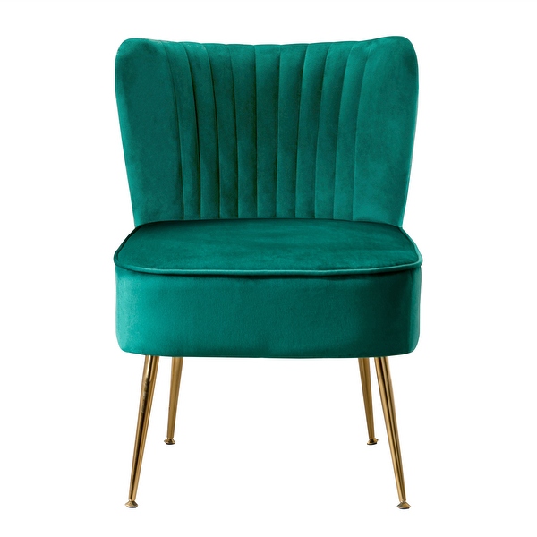 Haven Contemporary Velvet Upholstered Accent Chair