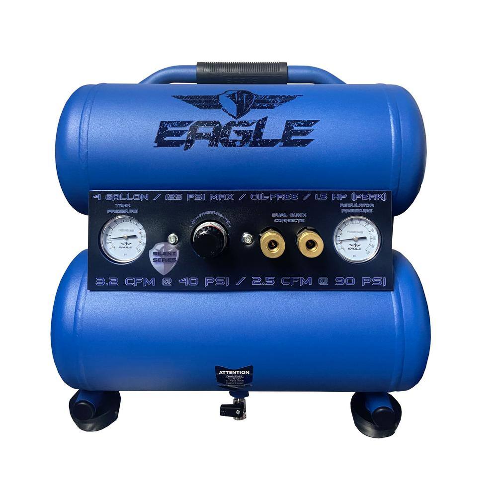 Eagle Silent Series 1.5 HP Electric Oil Free Portable Air Compressor EA-4000