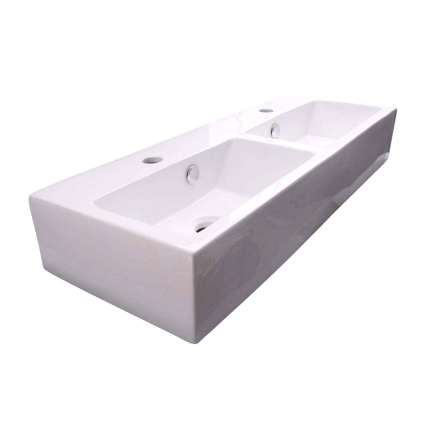 Winfield Double Bowl Wall-Hung Basin