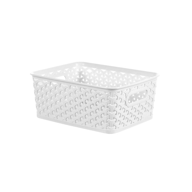 Y weave Small Decorative Storage Basket