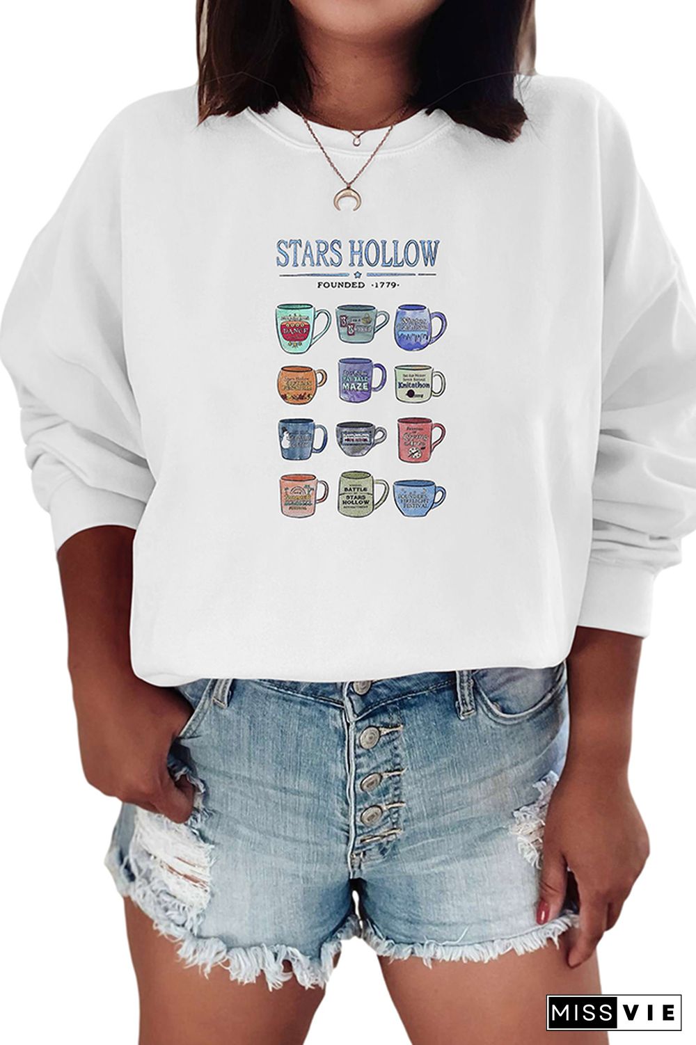 Mugs of Stars Hollow Annual Events Sweatshirt Wholesale