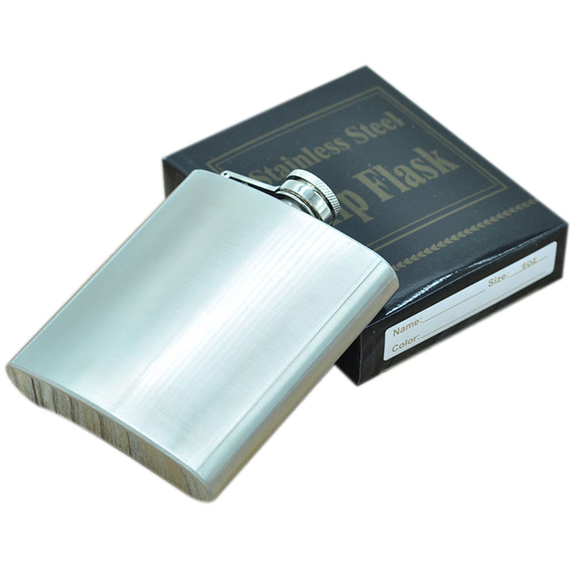 Aspire Blank Stainless Steel Flask  Leak Proof  6 ...