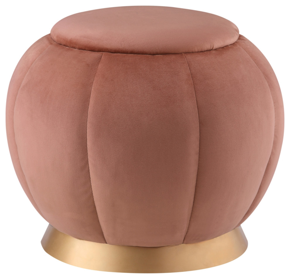 Nicole Miller Zidane Ottoman  Upholstered   Contemporary   Footstools And Ottomans   by Inspired Home  Houzz