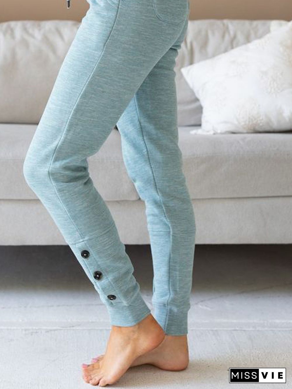 Casual Plain Autumn Daily Loose Jersey Best Sell Harem pants Regular Sweatpants for Women