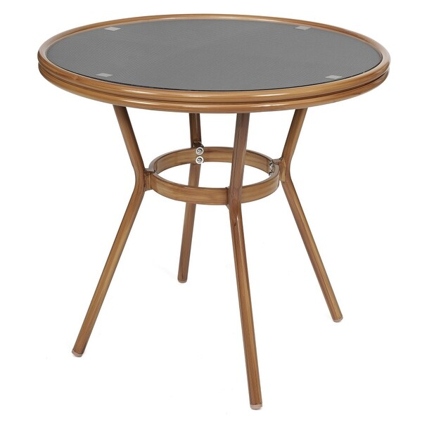 Bistro Table with Metal Frame