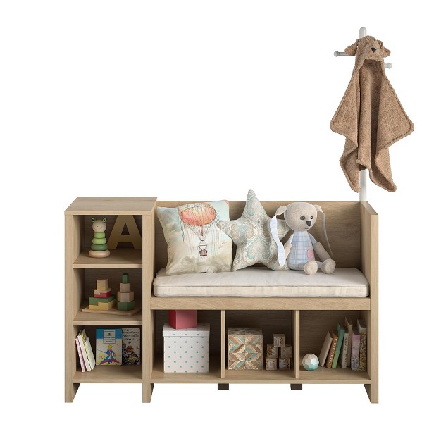 Realrooms Jocelyn Storage Bench And Coat Rack