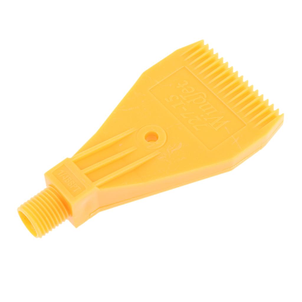 Air Jet Nozzle er Jet Nozzle Nozzle with Cooling and Conveying Applications - Single Hole Yellow