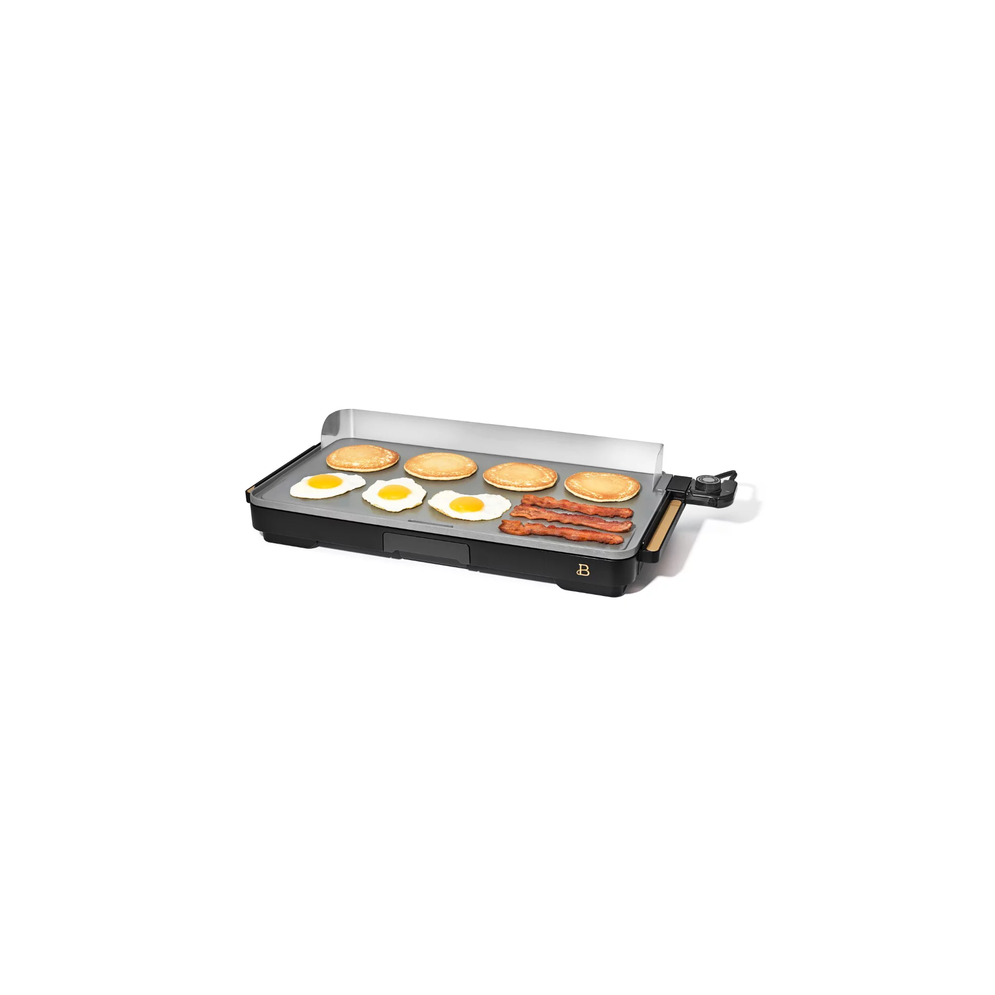 Beautiful 12 x 22 Extra Large Griddle， Black Sesame by Drew Barrymore