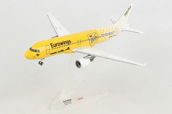 Herpa Eurowings A320 1/200 Hertz 100 Years  HE5599...