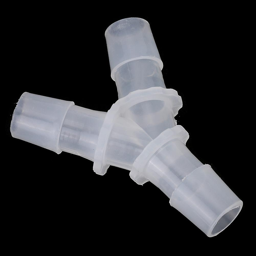 10pcs Soft Hose Fittings Y Type Connector Aquarium Fish Tank Air Pump Junction 3 Way Connector(3.9mm )