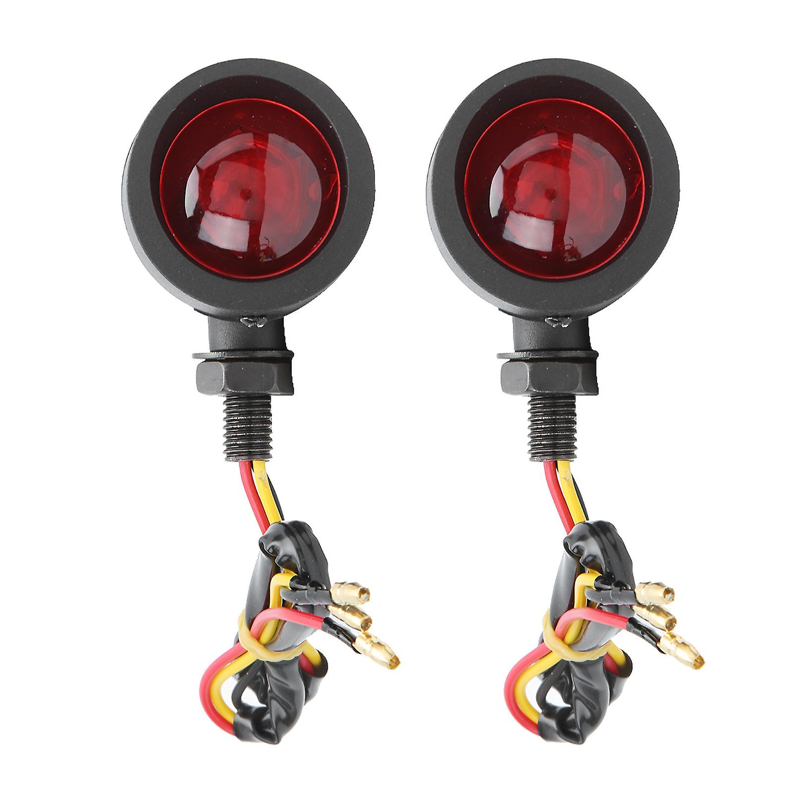 2pcs 12v Universal Waterproof Vintage Turn Signal Light Bulb Indicator Lamp