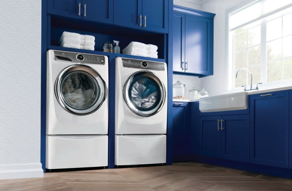 Electrolux EFME627UIW Front Load Perfect Steam™ Electric Dryer With Predictivedry™ And Instant Refresh - 8.0. Cu. Ft.