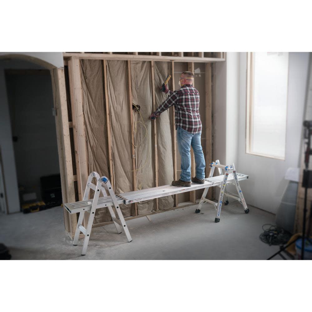 13-ft Aluminum 300-lb Telescoping Type Ia Multi-Position Ladder ;