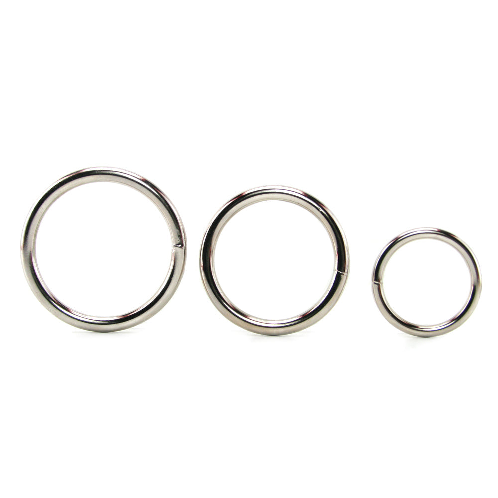 Metal Cock Ring Set