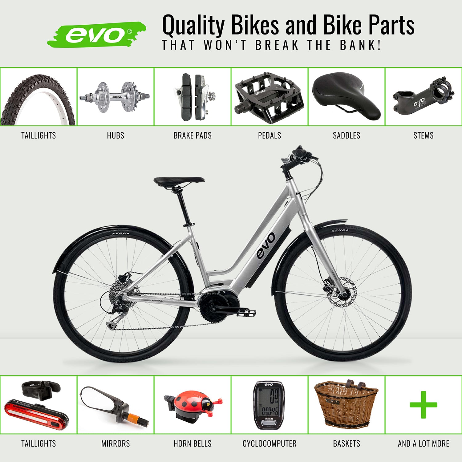 EVO， Heavy Duty Training wheels， With forged bracket， 16''， 20''