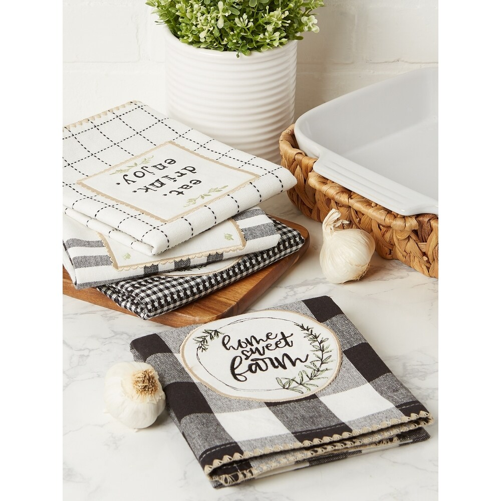 DII Home Sweet Farmhouse Kitchen Textiles  18x28\