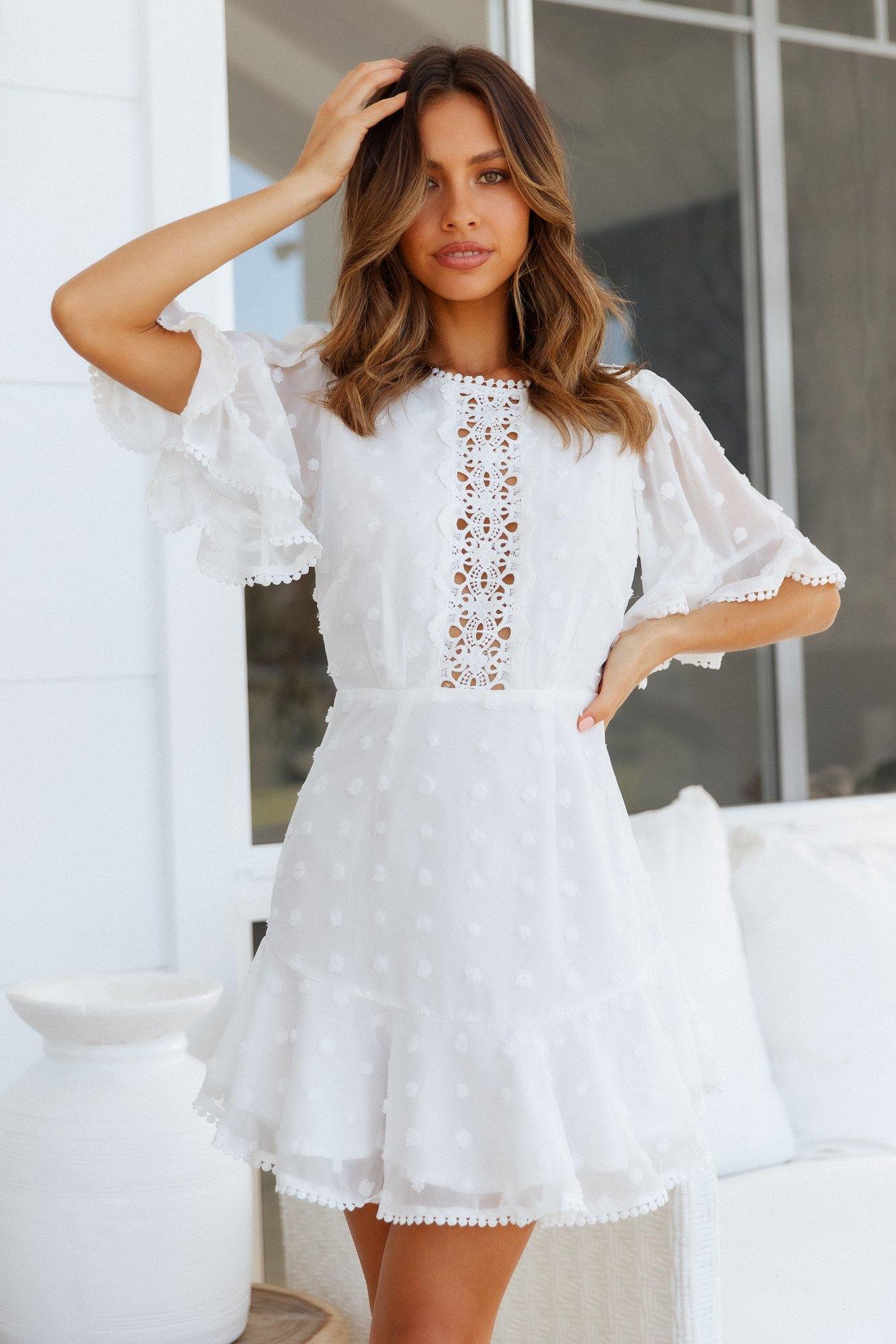 Good Form Dress White