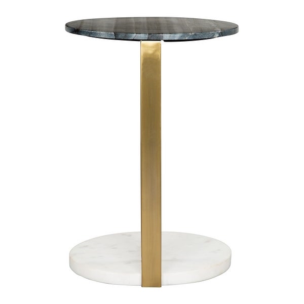 Zenith Marble Side Table Multicolor