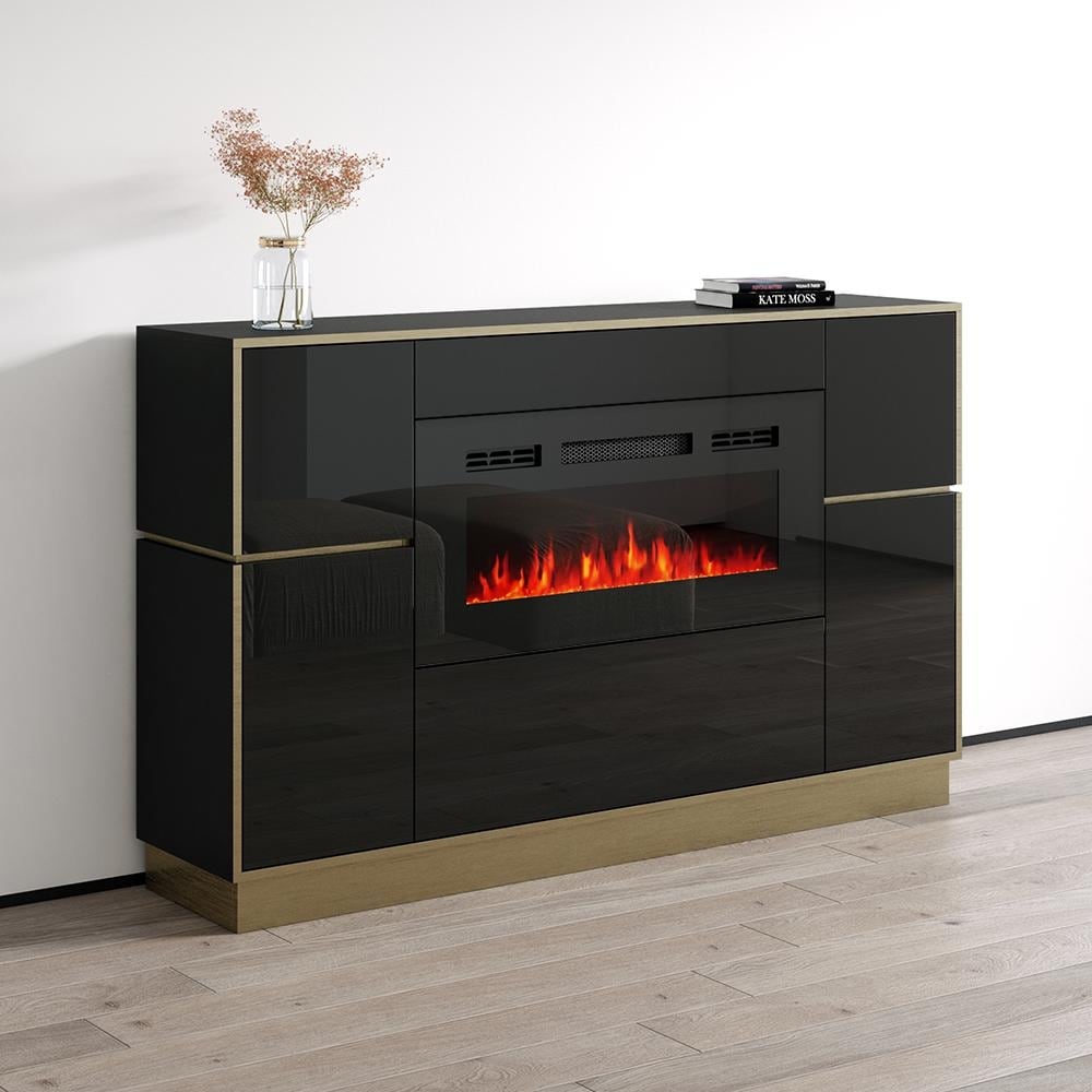 Odessa BL EF Fireplace Sideboard