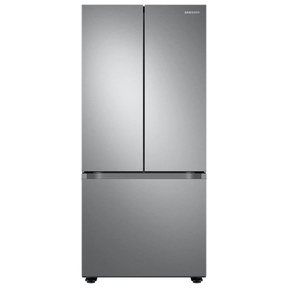  22 cu. ft. 3-Door French Door Smart Refrigerator in Fingerprint Resistant Stainless Steel RF22A4121SR