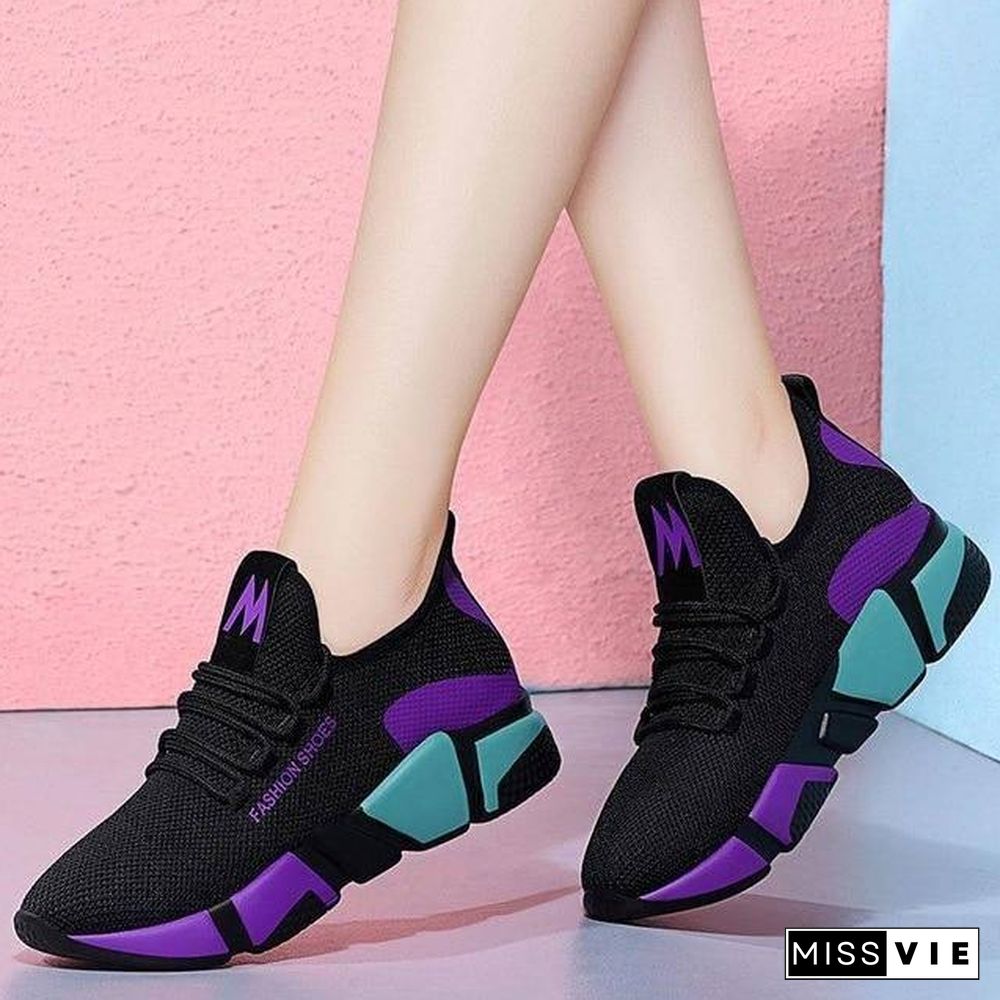 Spring Women Casual Shoes Breathable Mesh Platform Sneakers Women New Fashion Mesh Sneakers Shoes Woman Tenis Feminino