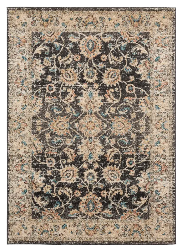 Marrakesh 5 x 8 Walnut Brown and Onyx Area Rug