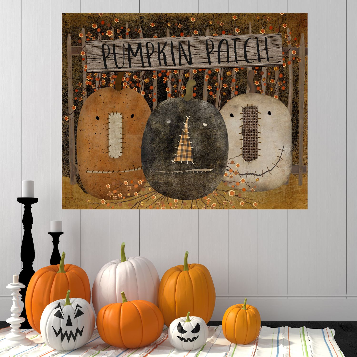 Courtside Market Pumpkin Patch Canvas Wall Art