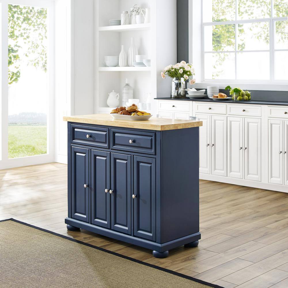 Crosley Madison Navy Kitchen Island KF30031ANV