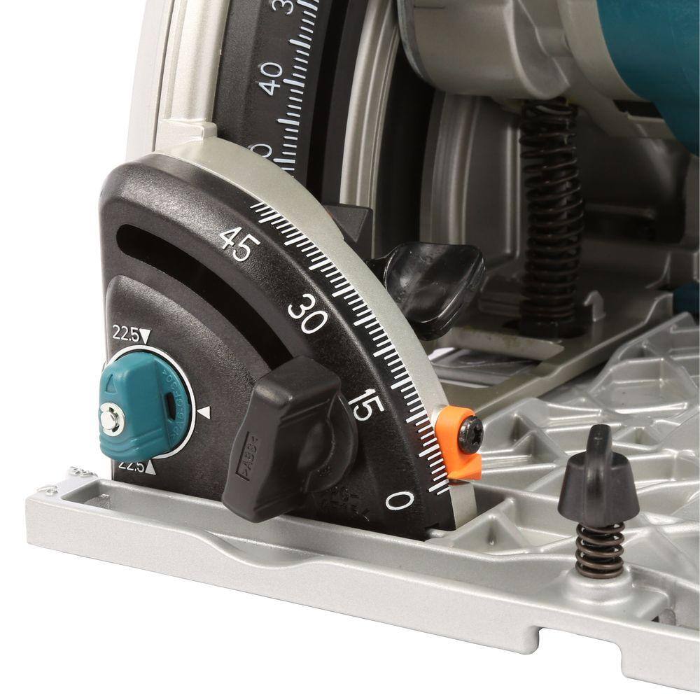 Makita 12 Amp 6-12 in. Corded Plunge Saw with 55 in. Guide Rail 48T Carbide Blade and Hard Case SP6000J1