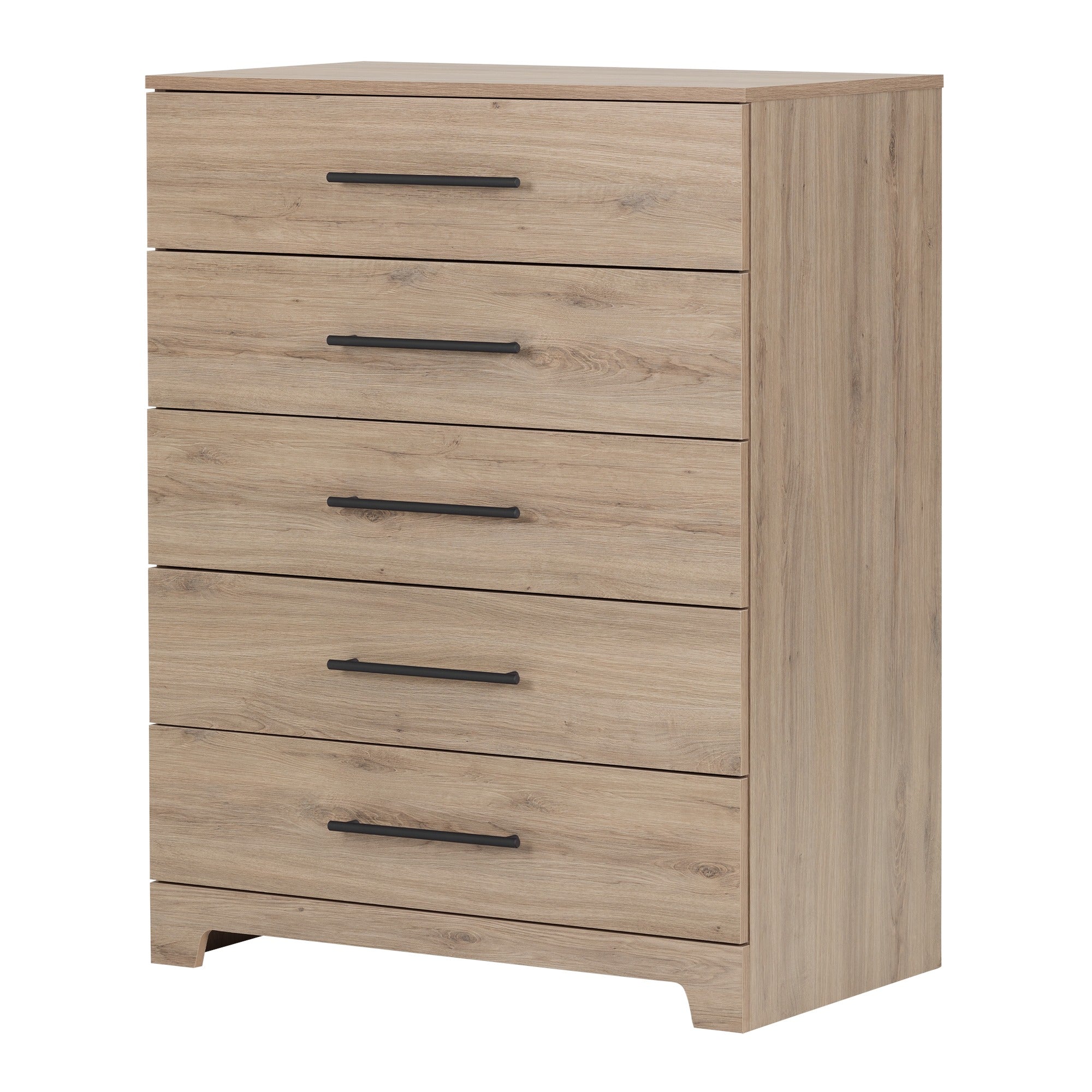 South Shore Primo 5-Drawer Chest, Rustic Oak