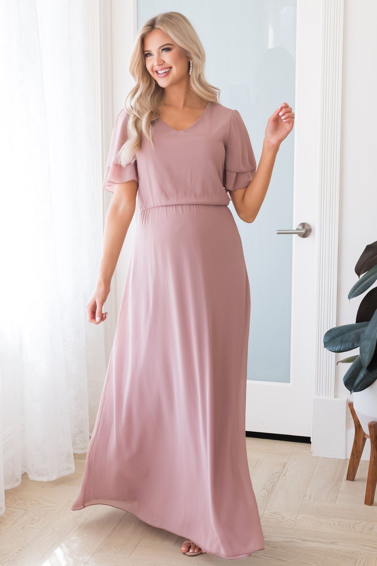 The Chloe Chiffon Maxi Dress