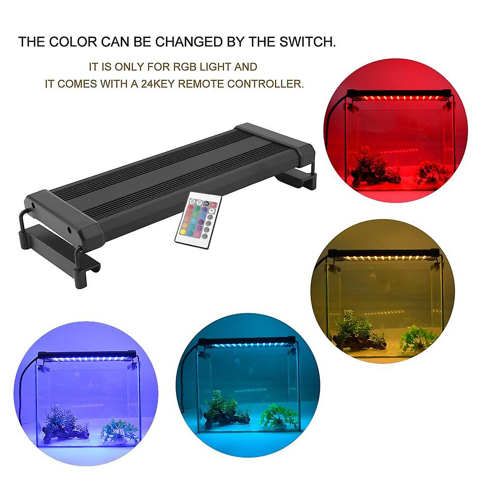 Remote Controller Aquarium Fish Tank Over Head Led Bracket Light Rgb Color