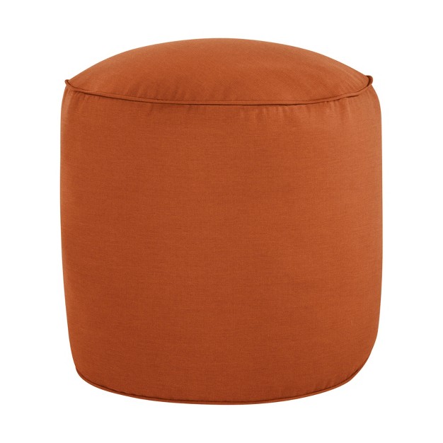 Sunbrella Canvas Outdoor Bean Pouf Sorra Home