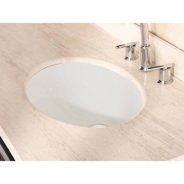 16-Gauge-Sinks 19.5 in. Undermount Bathroom Sink in Biscuit 16GS-539