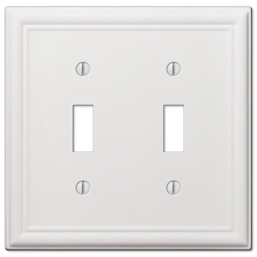 WALLPLATE CHELSEA 2T WHT