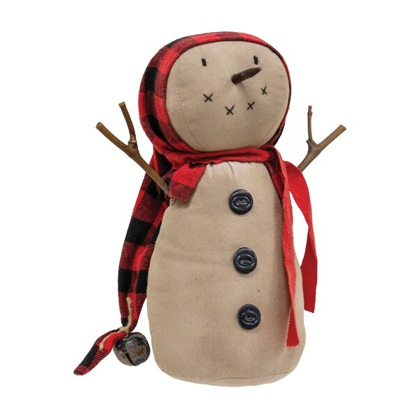 Jingles Snowman w/Buffalo Plaid Hat