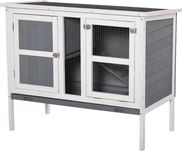 PawHut Wooden Rabbit Hutch