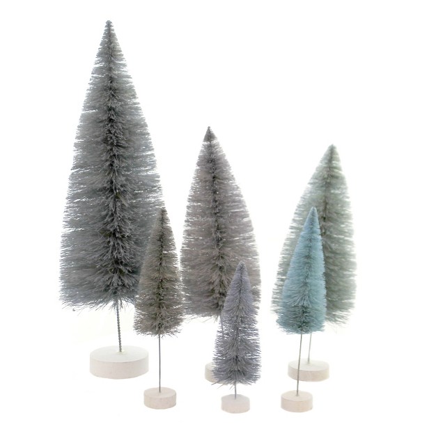 Cody Foster Spectrum Trees Winter Blue Decorative Figurines