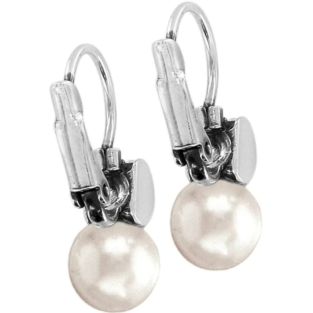 Brighton - Meridian Petite Pearl Leverback Earrings