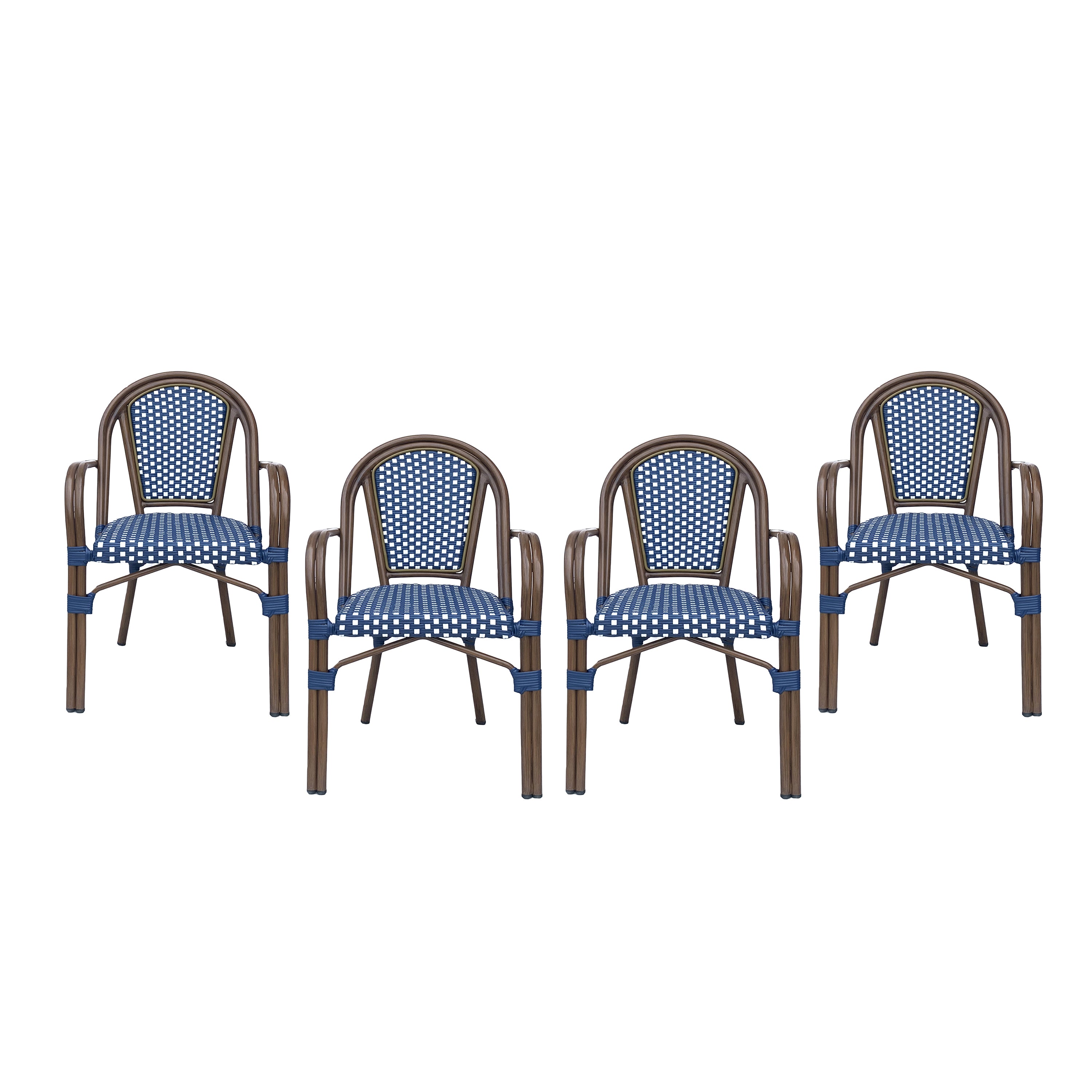 Symonds Outdoor French Bistro Chairs, Set of 4