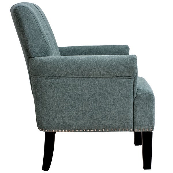 Accent Rivet Tufted Polyester Armchair