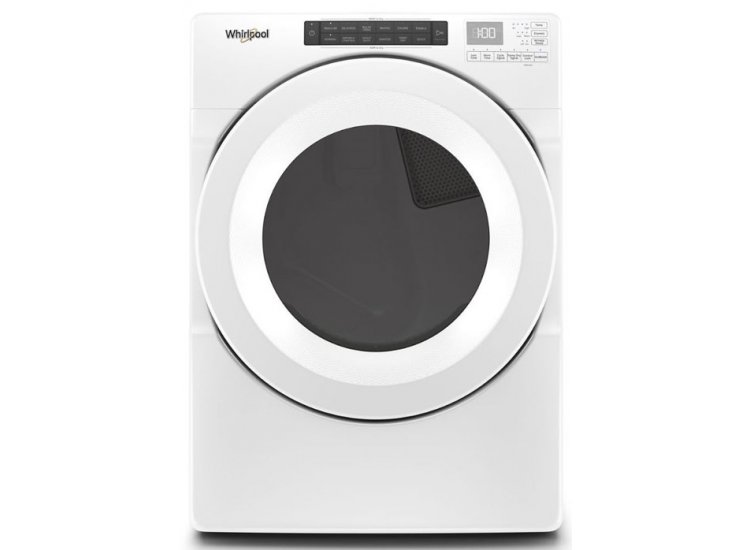 Whirlpool ADA 7.4 Cu. Ft. White Front Load Long Vent Electric Dryer With Intuitive Controls