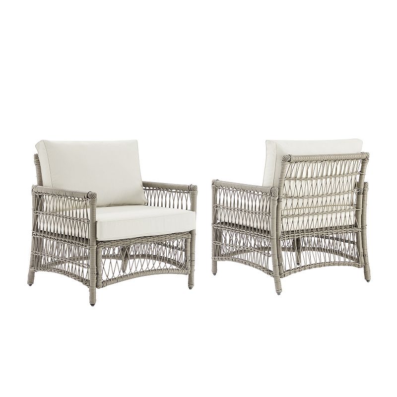 Crosley Thatcher Outdoor Wicker Armchair 2-pc. Set