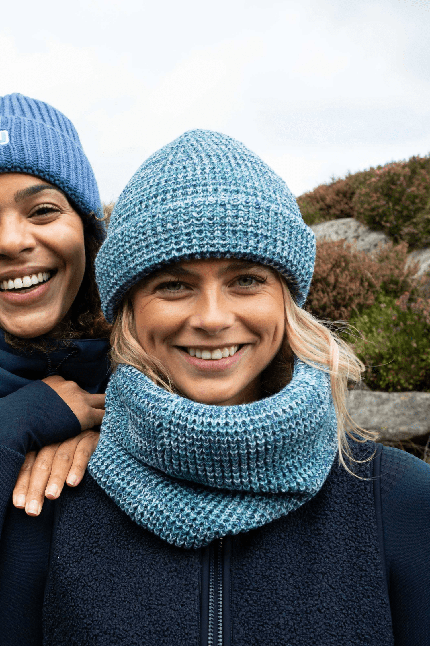 Toast Snood - Steel Blue