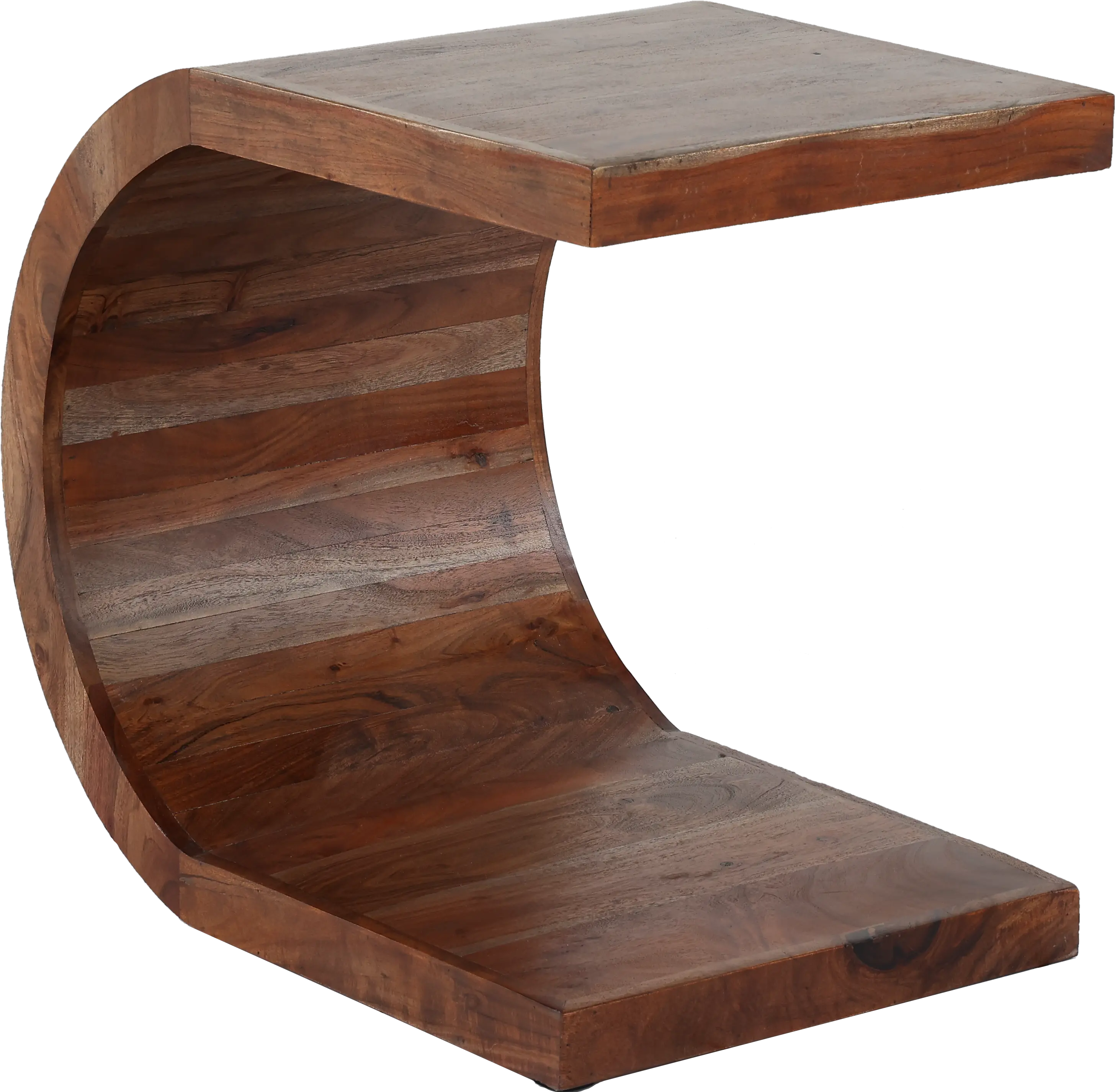 Ellipse Brown End Table