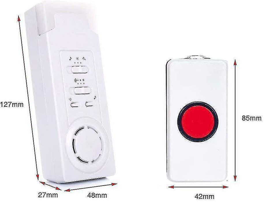 Home Wireless Mobile Alarm Emergency Button Care Call Set