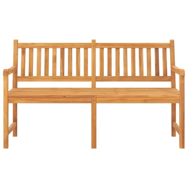 3-Seater Patio Bench with Table 59.1