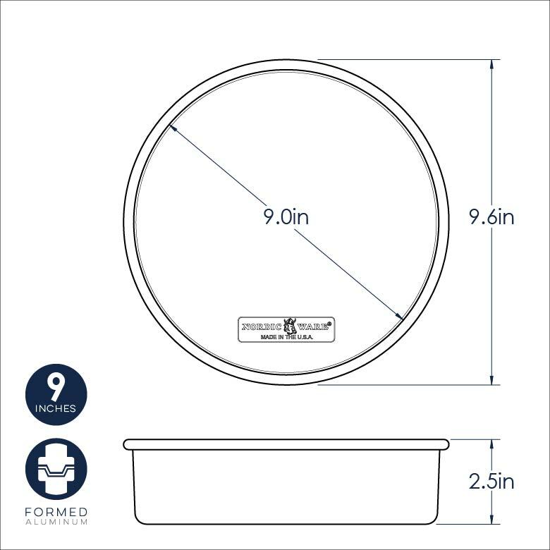 Nordic Ware Naturals Round Layer Cake Pan