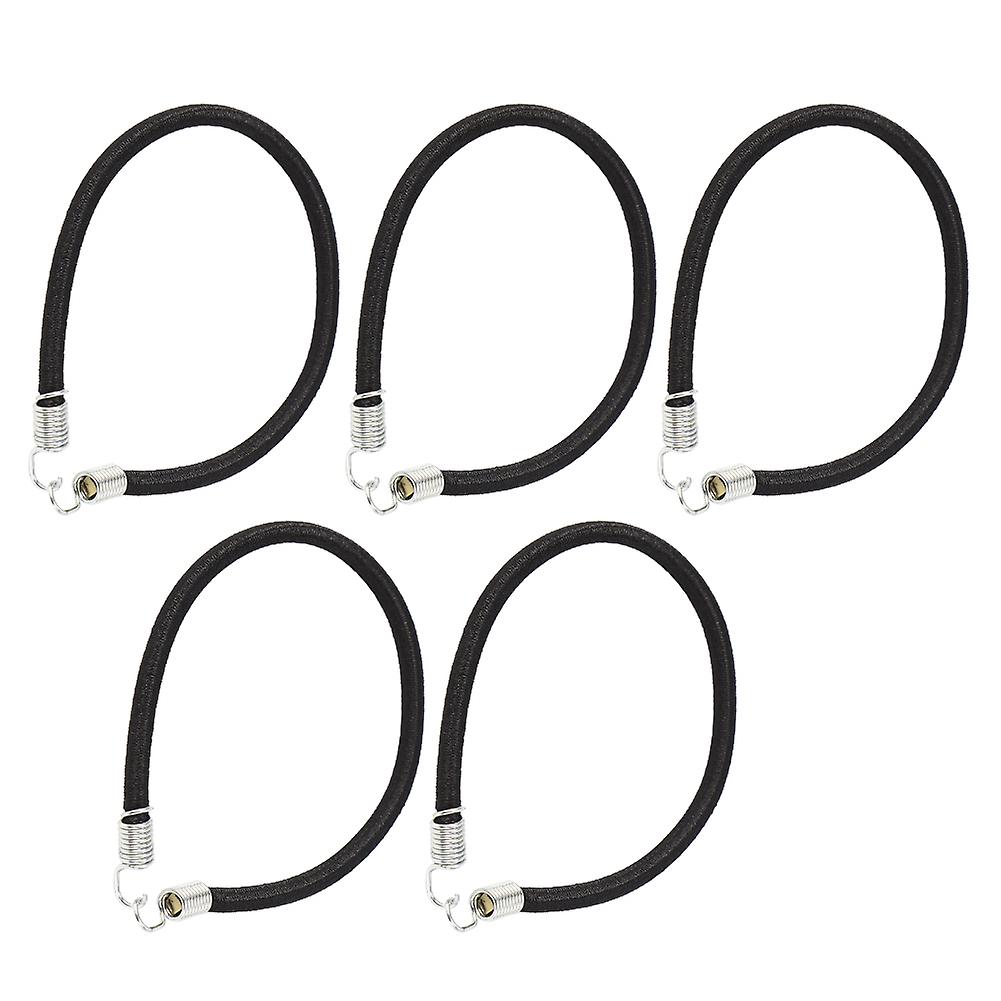 5pcs Rc Car Elastic Roof Rack Rope Luggage Cords Accessory For 1/10 Rc Crawler Black10cm